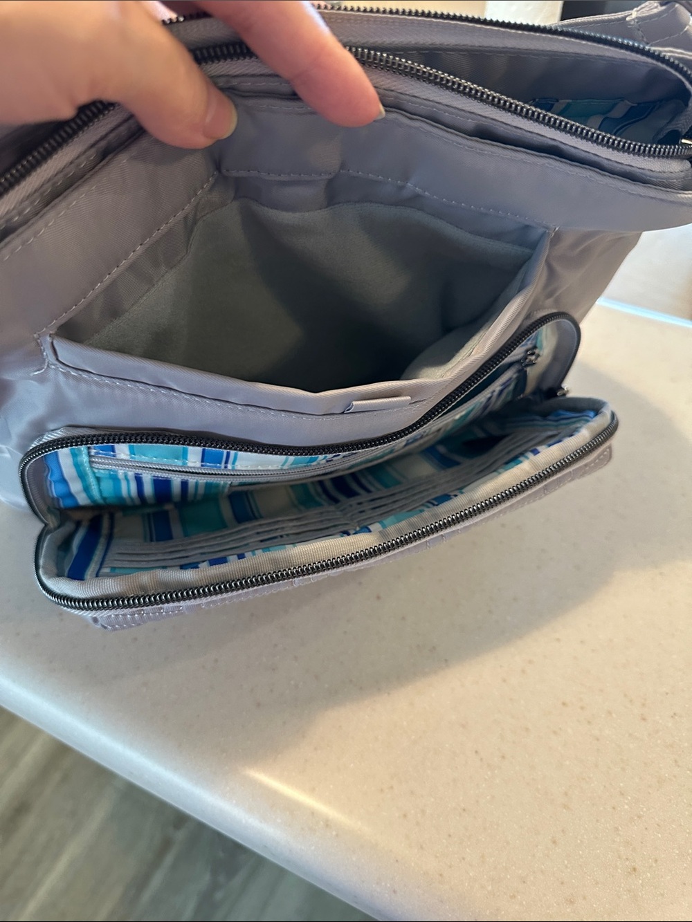 Lug Samba, light grey/blue stripes interior - Picture 4 of 10